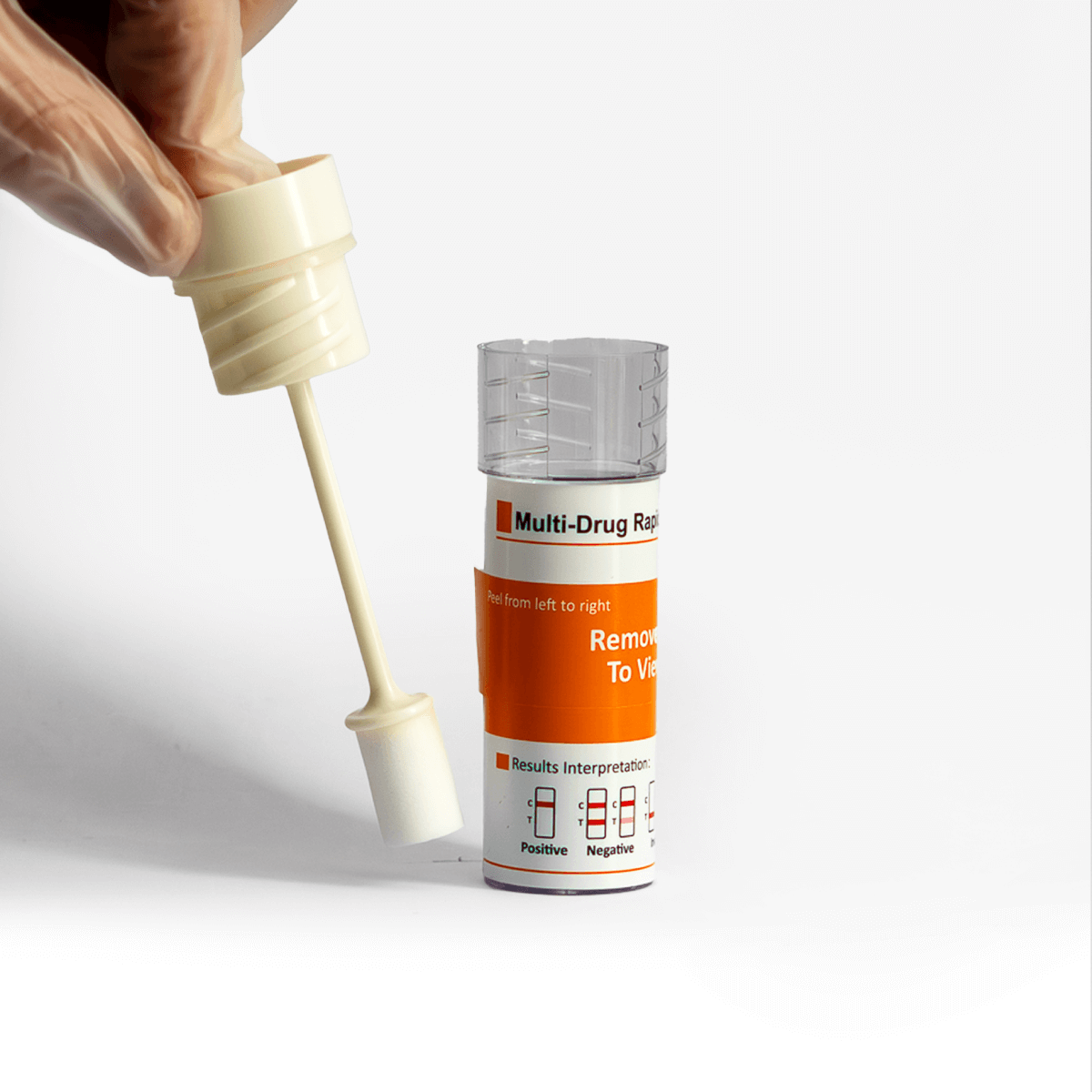 6 Drug & Alcohol Oral Fluid Barrel Test Including Cocaine