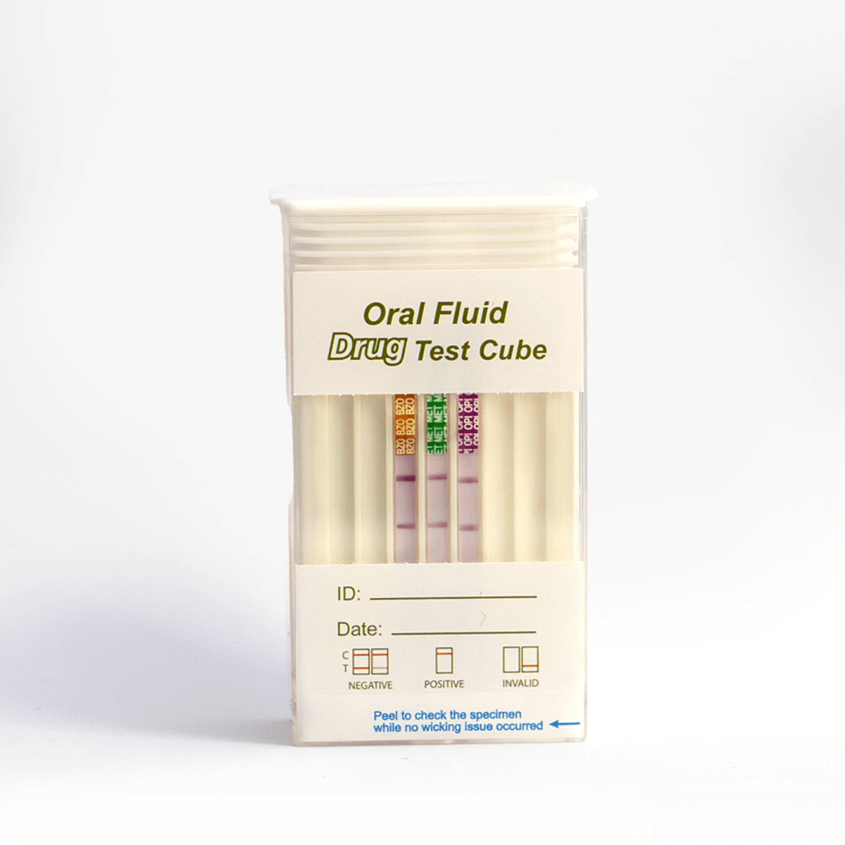 8 Drug Oral Fluid Cube Including Cocaine & Benzodiazepines